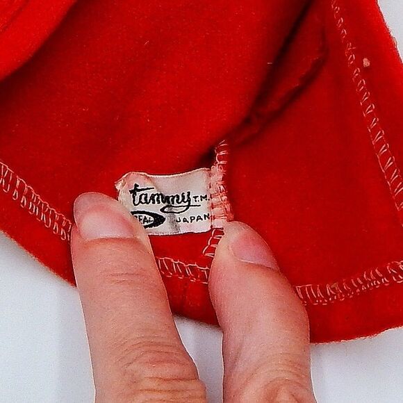 Ideal Tammy Fashion Doll Snow Bunny Red Hooded Jacket Fur Trimmed - Picture 4 of 5